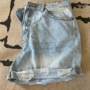 High waisted denim KanCan shorts